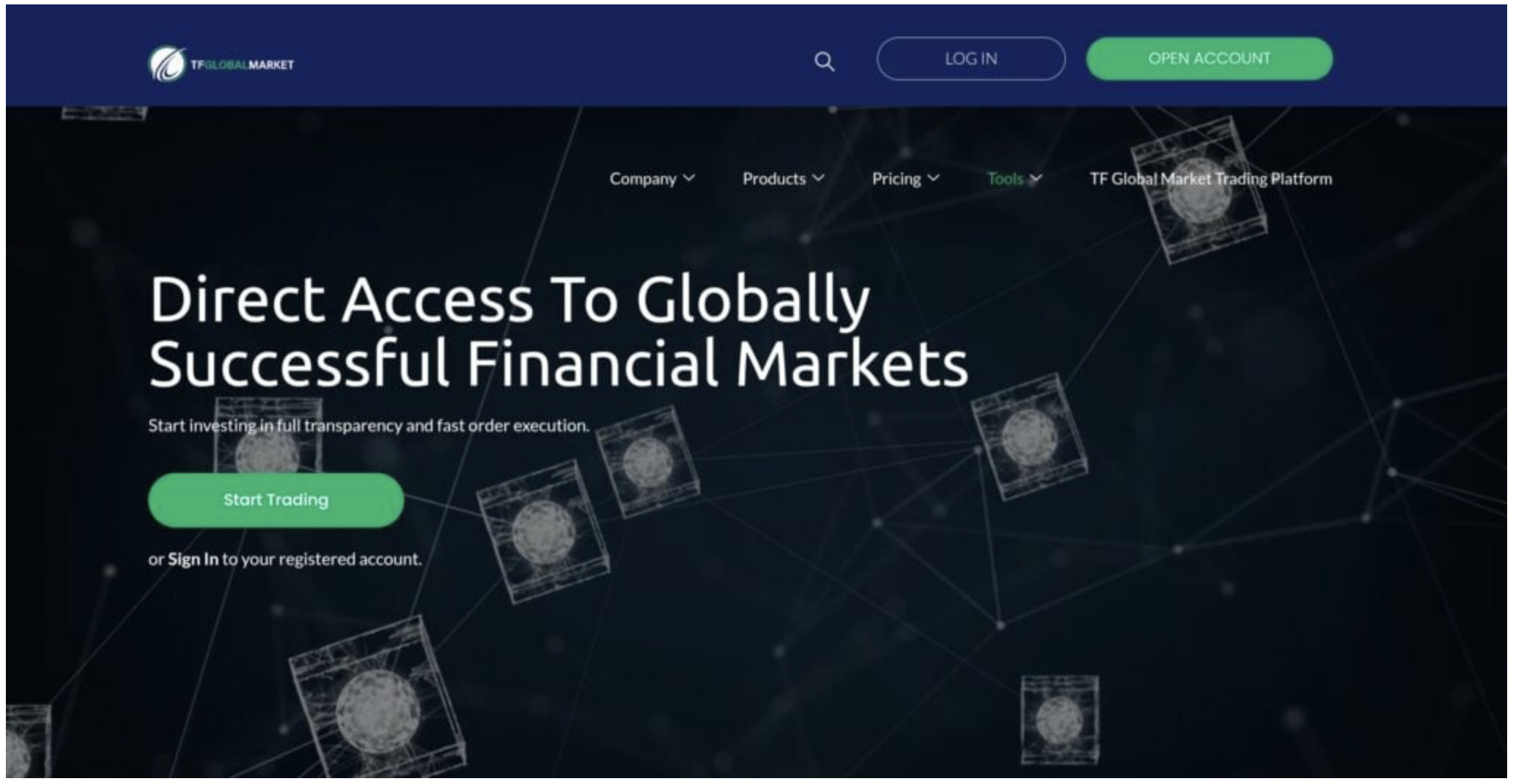 TF Global Market investment platform review