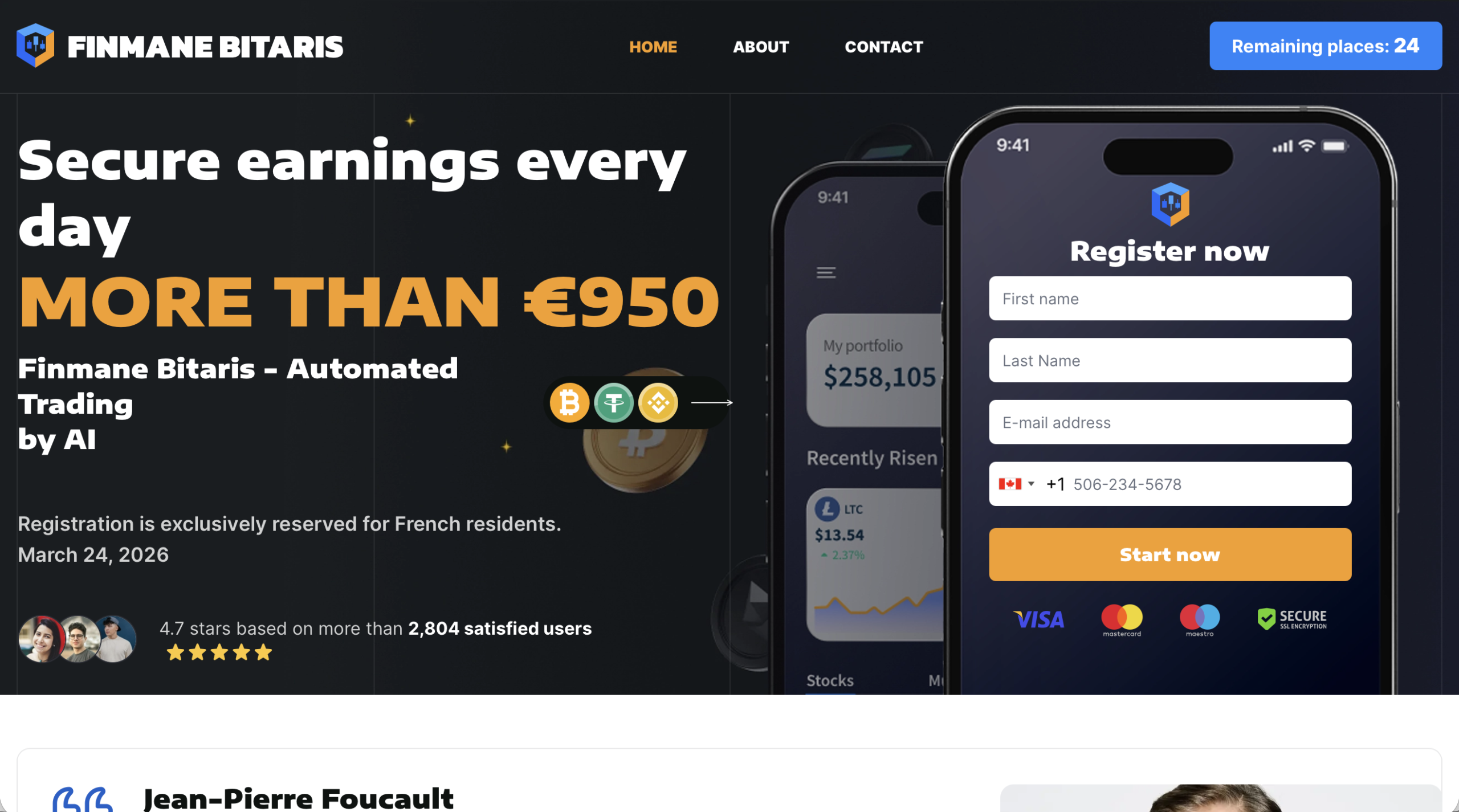 Finmane Bitaris investment platform review.