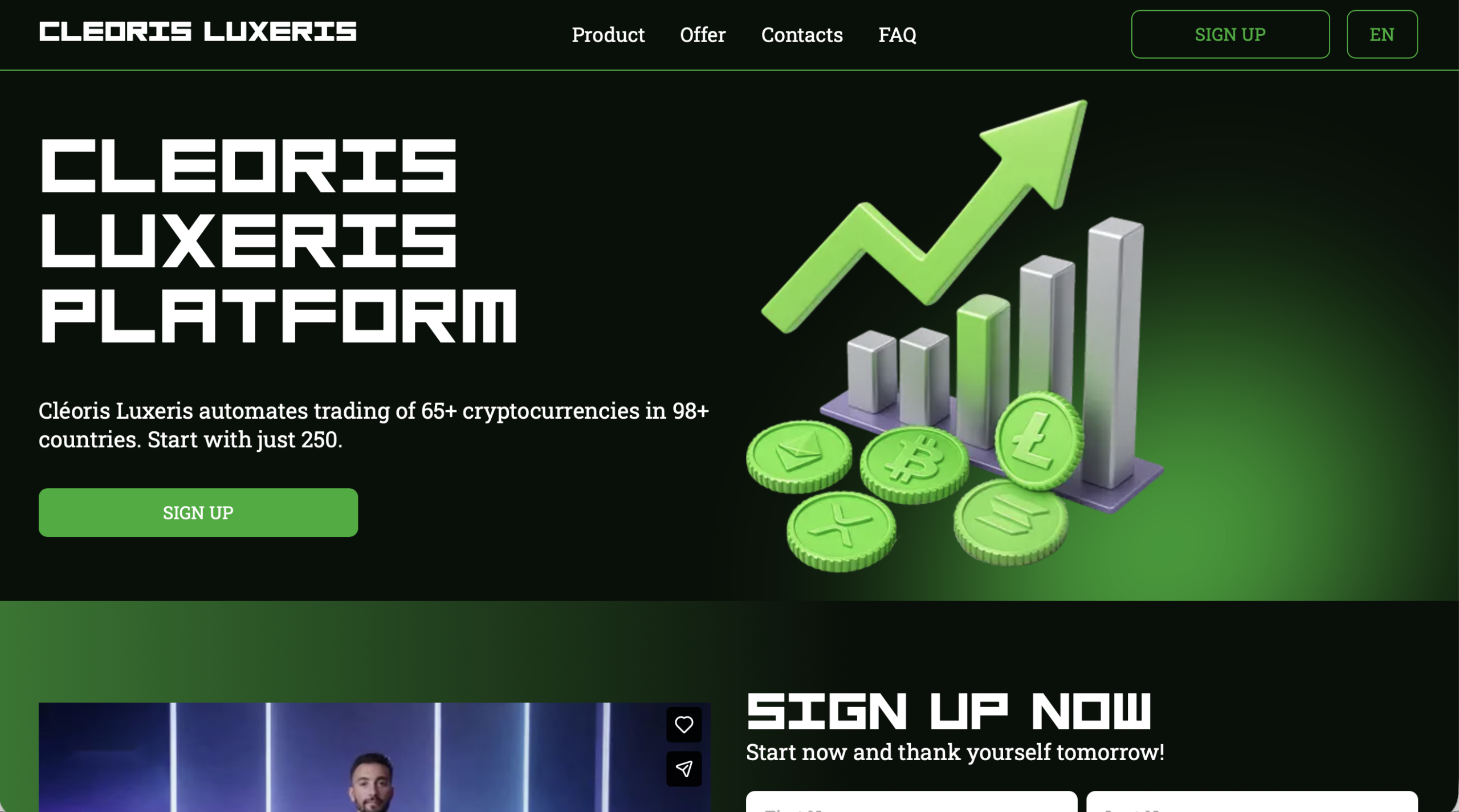 cleoris-luxeris.com Cléoris Luxeris investment platform review