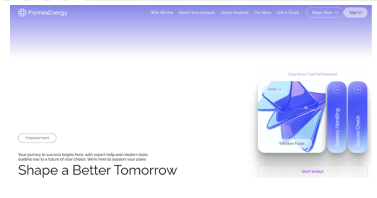 PrymexEnergy investment platform review.