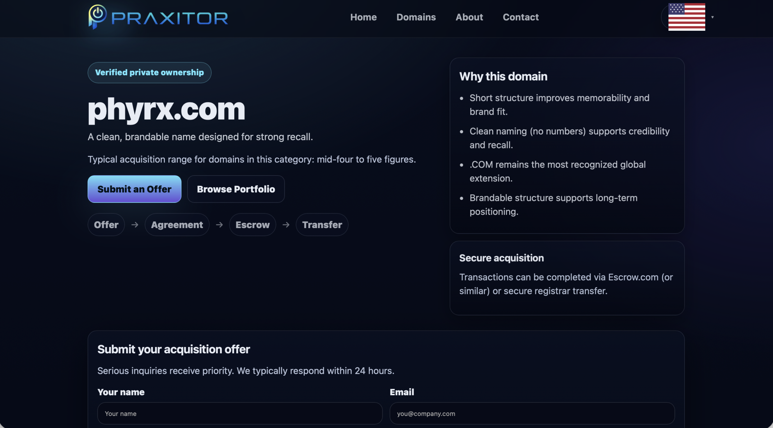 Phyx Trade Ltd review front page