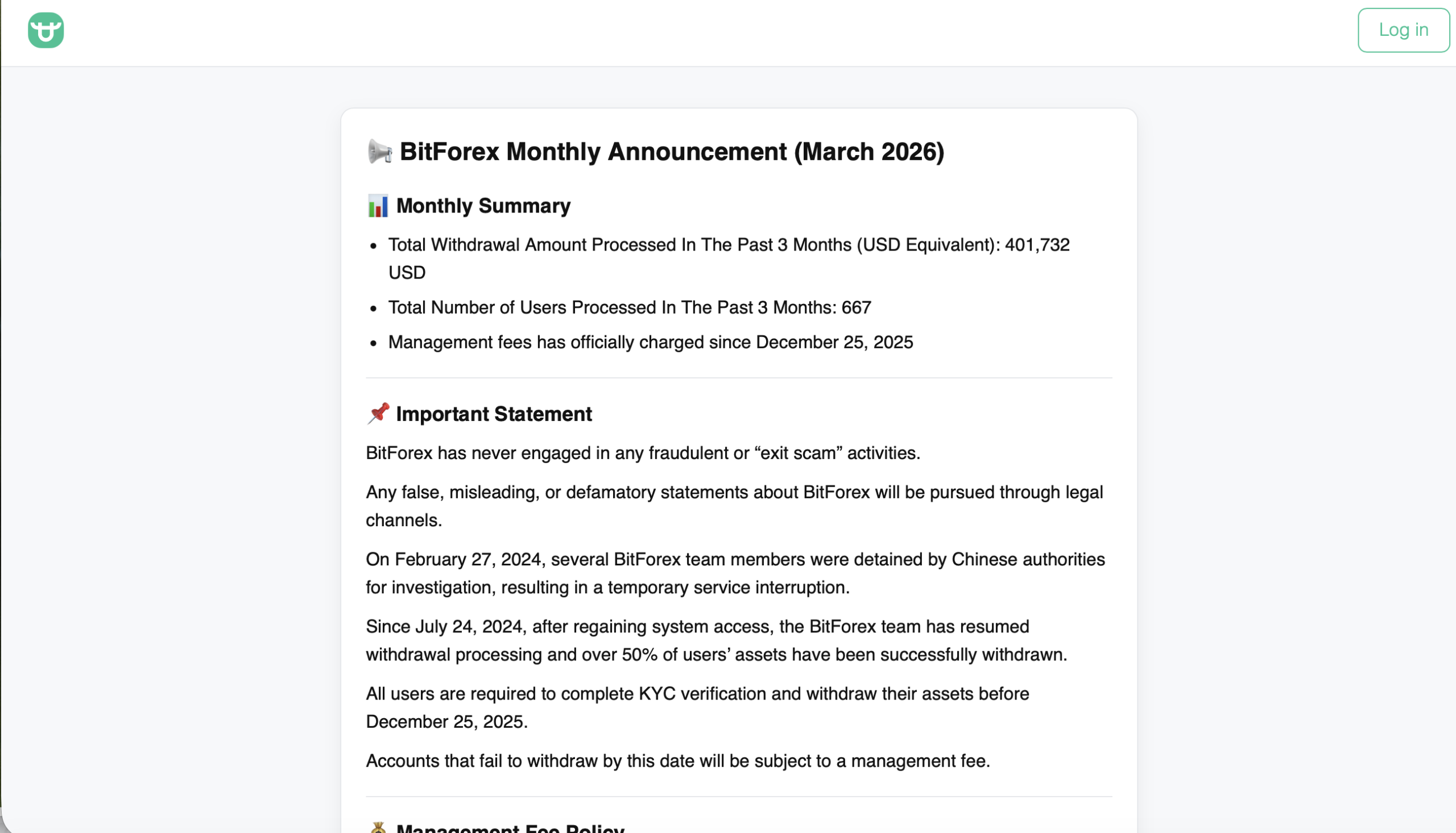 bitforex.com Bitforex Page review
