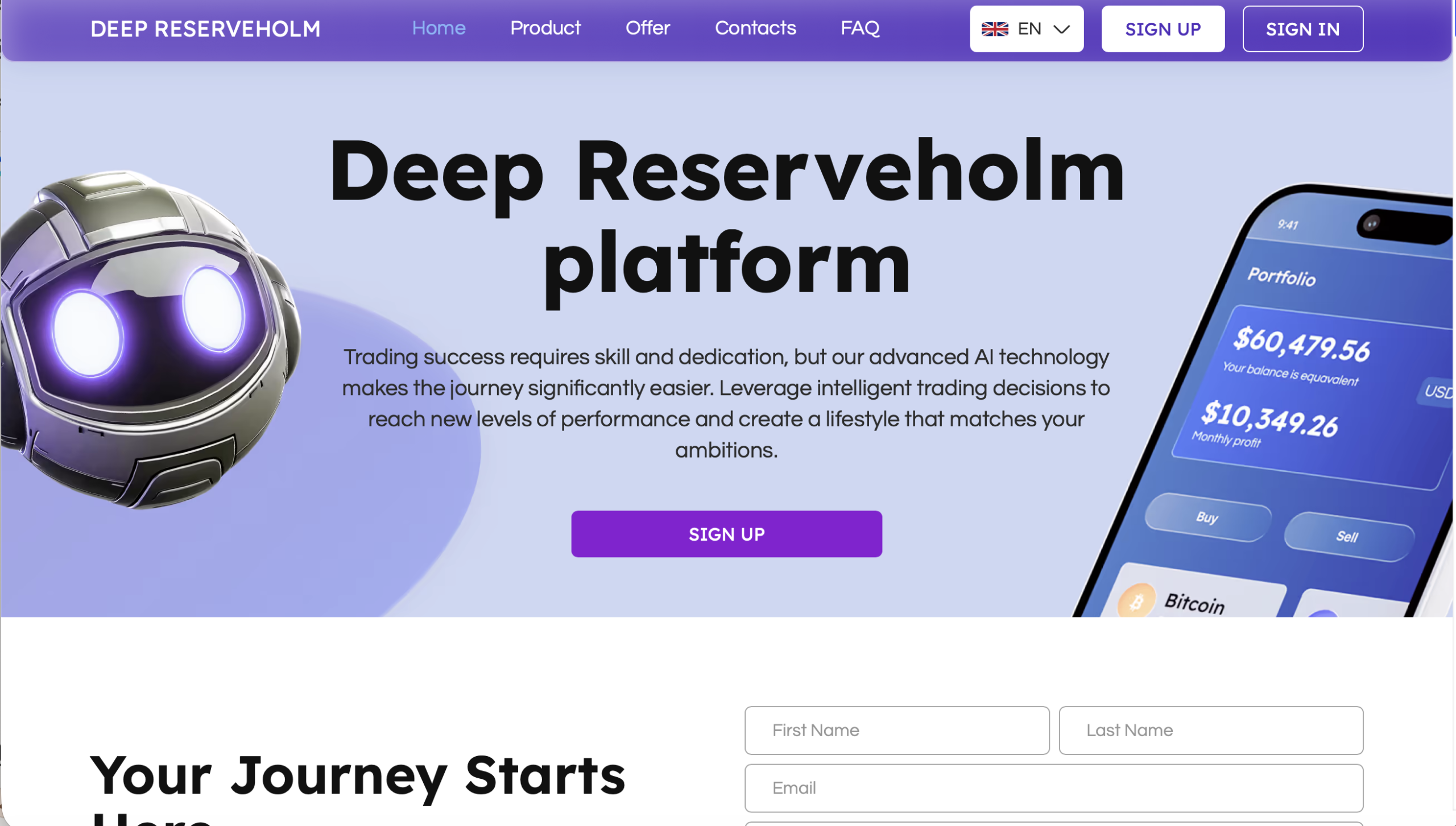 Deep Reserveholm page review